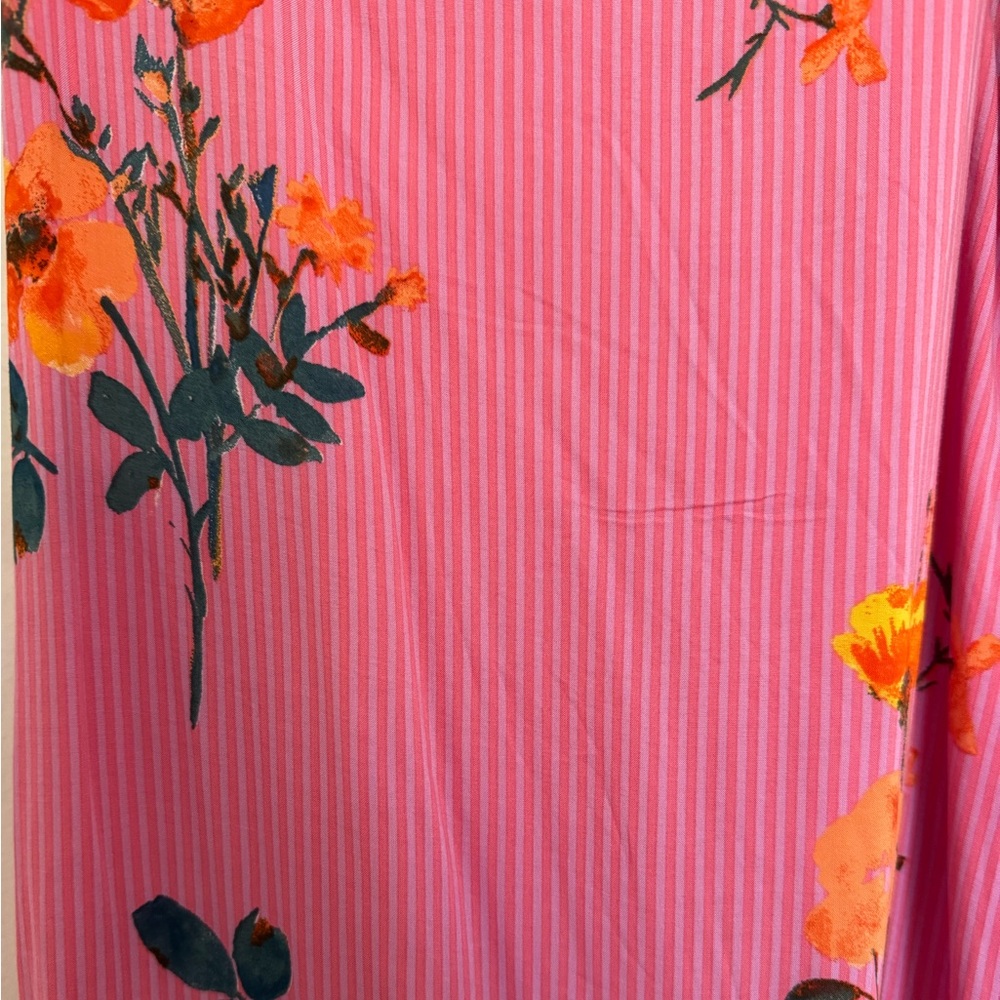 Free People - Floral Pink Midi/Maxi Dress - Size M - Picture 5 of 10
